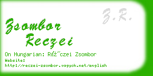 zsombor reczei business card